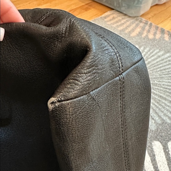 KATE SPADE TOTE BLACK PEBBLED LEATHER - Picture 7 of 12